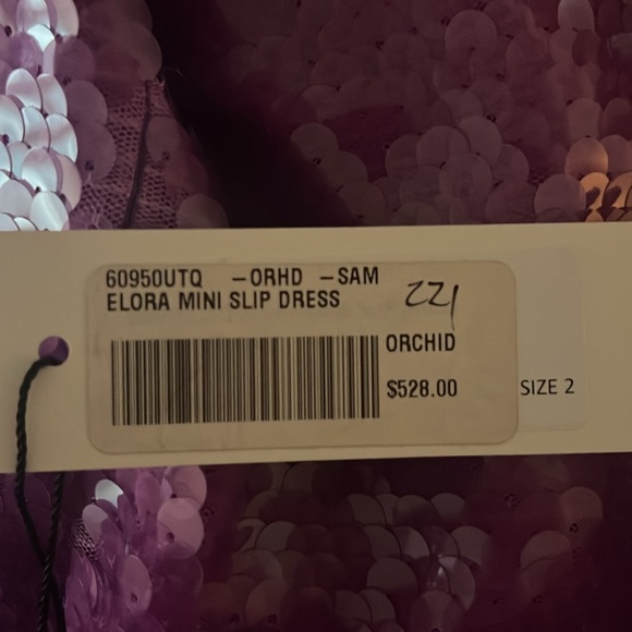 L’Agence Elora Mini Slip Dress in Orchid Sequins
Size 2 - Picture 10 of 10